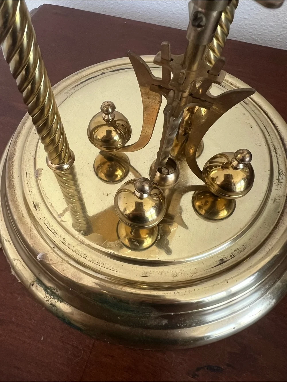 Gold Anniversary Mantel Clock - Gold Finish